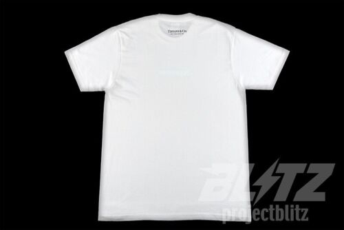 FW21 Supreme Tiffany & Co. Box Logo Tee White Size M Medium 2021 - Picture 4 of 5