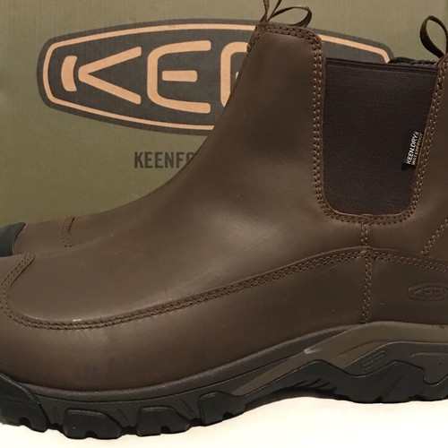 NEW KEEN Men’s Size 10.5 M Anchorage III (3) Waterproof Snow Boots Brown 1017790 - Picture 2 of 11