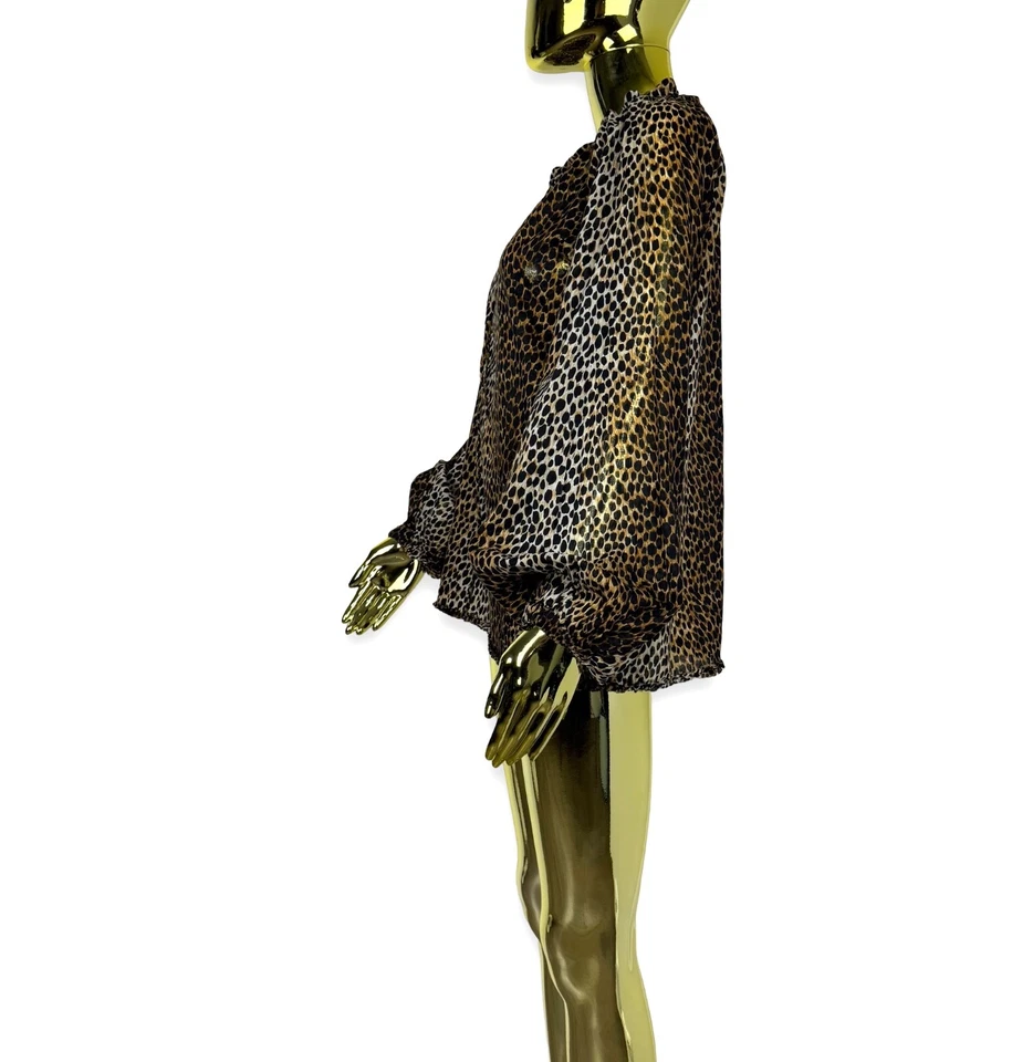 Blusa Dolce Gabbana de leopardo de gran tamaño talla 38/S Foto 3 de 4