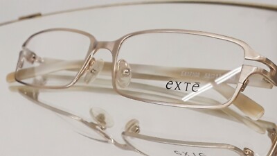 Vintage Exte' by Versace Original Eyeglasses EX17102 NEW 53-17 Metal gold 