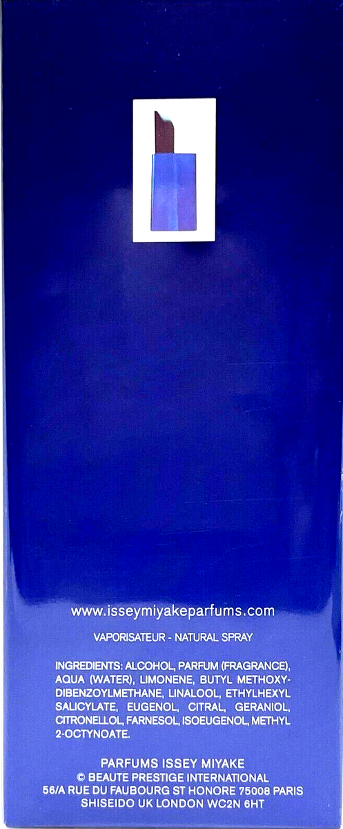 ISSEY MIYAKE L'EAU BLEUE D'ISSEY POUR HOMME EDT SPRAY FOR MEN 2.5