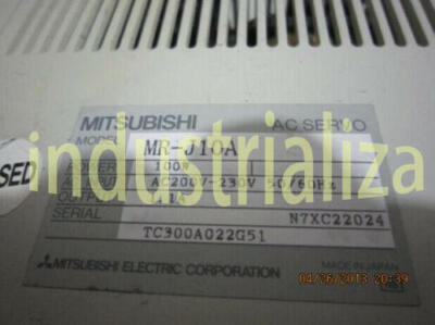 Mitsubishi MR-J10A 100W AC Servo Drive Used Tested