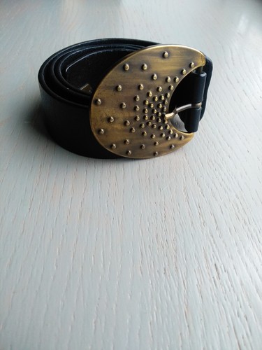 MISS SIXTY Genuine leather women's black Belt size XS - Picture 3 of 7