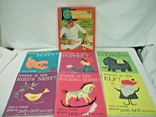 1977 DOT to DOT--Arrow--Child Guidance Educational Activity--6 books/33 unused p