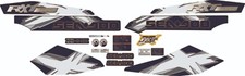 SEADOO RXT X 255 2008 Graphics / Decal / Sticker Kit Custom Black & Grey