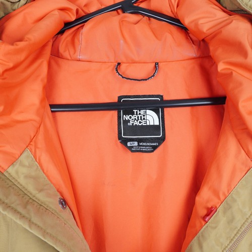 The North Face Jacket Mens Small Tan Brown Gotham HyVent Parka Down Filled B57 - Picture 9 of 14