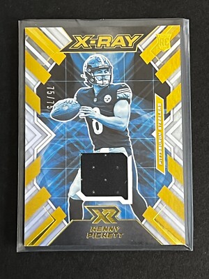 2022 Panini XR KENNY PICKETT X-Ray RC Jersey Patch #ed 75/75