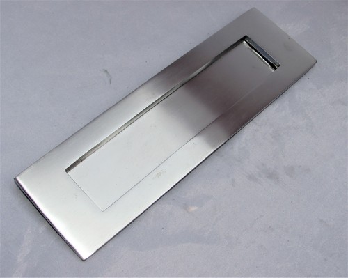 Placa de satén victoriana buzón con solapa con resortes puerta delantera porche 10"" x 3"" D3 - Imagen 4 de 12