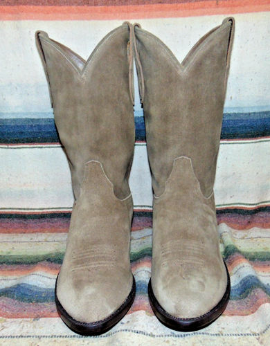 Botas de Vaquero Para Hombres Rujo The Canyon Marrón Sentry Gamuza Cuero 9.5 EE Nuevas en Caja - Imagen 2 de 6