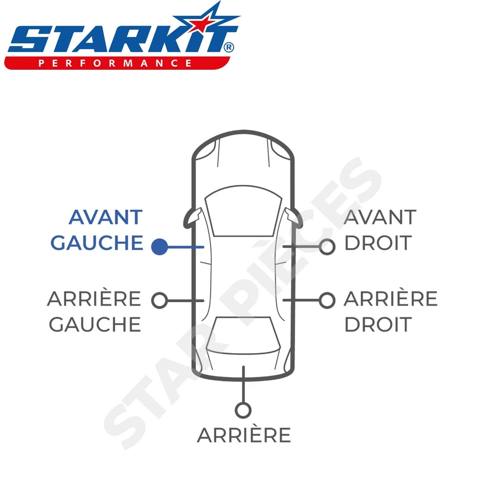 Barillet serrure porte avant gauche conducteur Peugeot 407 04-11 - Immagine 2 di 4