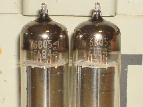 2 SYLVANIA 6BQ5 EL84 NOS/NIB MATCHED BLACK PLATE TUBES/VALVE USA TESTED - Picture 5 of 5