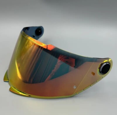 MT THUNDER 4 SV STINGER 2 MT-V-28B Visor Red Gold mirerà visera visier visierè