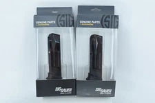 LOT 2x Factory Sig Sauer MAG-2022-9-10 SP2022 Pistol 9mm 10 Round Magazines Mags