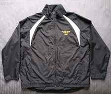 Golds Gym Staff Jacket Women's Xl Charles River Apparel Black Vented Full Zip