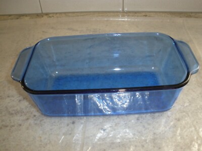 PYREX COBALT BLUE 8'' LOAF PAN #213-R