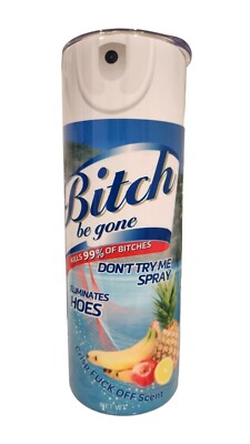 Bitch Be Gone Spray Can 20oz  Insulated Stainless Skinny Sublimation Tumbler
