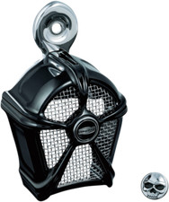 KURYAKYN 7297 HORN COVER MACH 2 BLACK WITH CHROME MESH HARLEY XG 500 STREET 2018