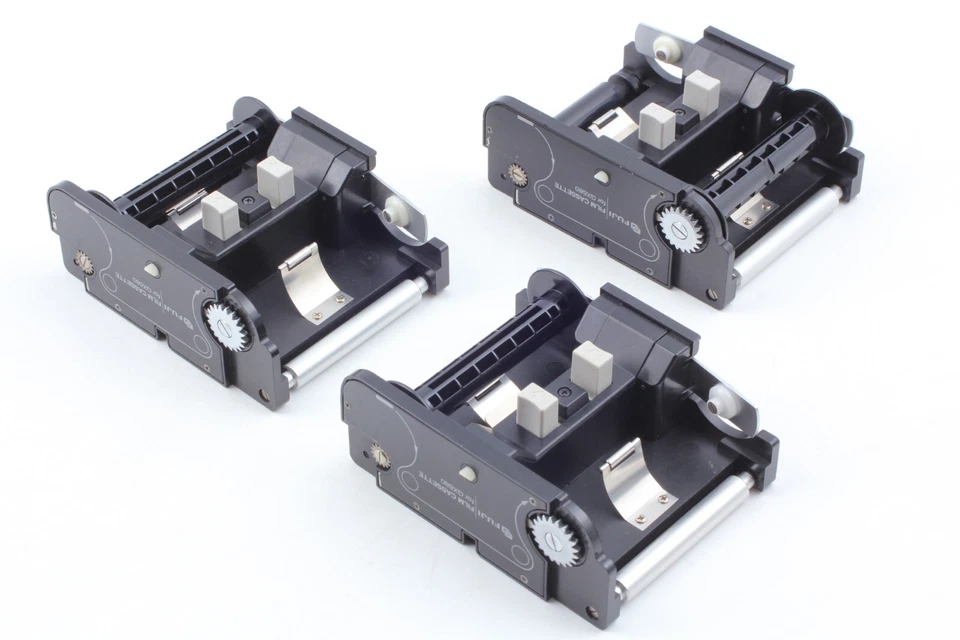 JUEGO DE 3 CASSETTE DE PELÍCULA "Casi COMO NUEVO" Fujifilm GX680 120 de Japón Foto 3 de 4