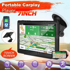 Portable Wireless Car Stereo Radio Apple Carplay&Android Auto 7" TouchScreen BT