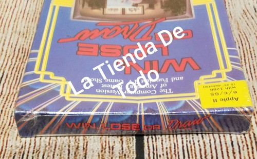 WIN, LOSE, DRAW GAME 5.25". 5-1/4 IN DISKETTE SEALED FOR APPLE ii COMPUTER READ - Picture 6 of 7