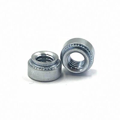 20Pcs S-M4-1 Zinc Plated Carbon Steel Self Clinching Nuts