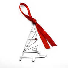 Laser Sailboat Holiday Ornament by The Miami Opti Moms New  