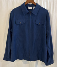 Alfred Dunner Zip Up Jacket Women  s Size 20