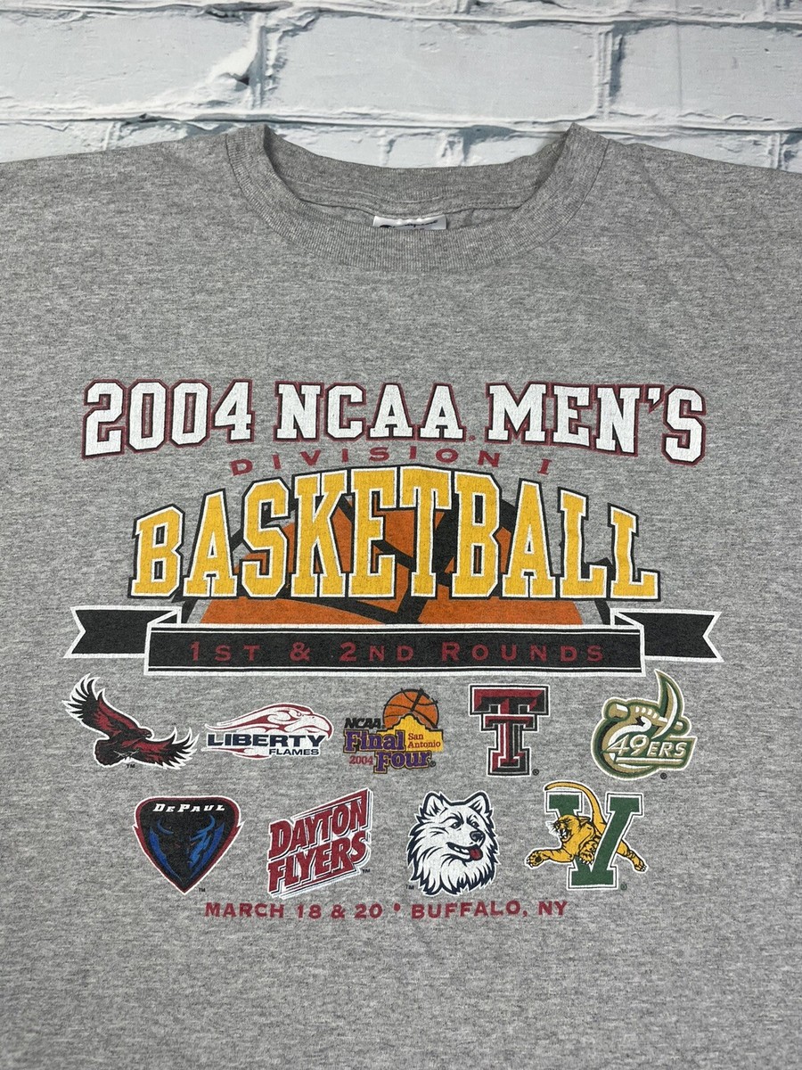 レア】NCAA FINAL4 男子バスケットボール 2004年 記念Tシャツ