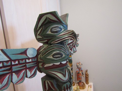 SUPER RARE Totem ,YE OLD CURIOSITY SHOP 25'' TALL 17'' WIDE SIGNED SAM WILLIAMS - Picture 11 of 20
