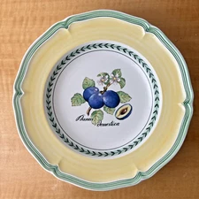 Villeroy & Boch French Garden Valence Prunus domestica Flat Rim Soup Bowl