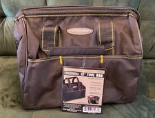 Voyager 12” Tool Bag 21 Pockets Portable Black Polyester Zipper New NOS NWT