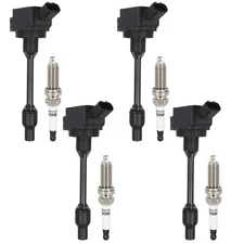 4 Pack For Toyota RAV4 L4 2.5L GAS Ignition Coil and Spark Plug 2019-2020