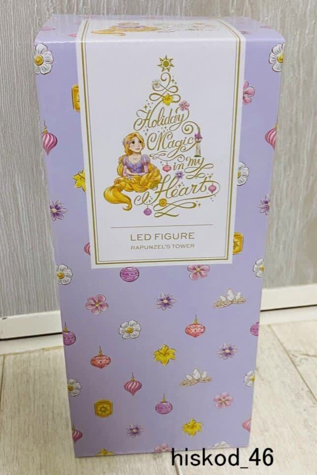 Disney Store Tangled Rapunzel Christmas LED Light Up Tower Figure