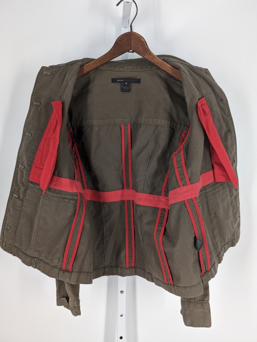 Marc Jacobs Vintage Army Military Field Deconstructed Jacket