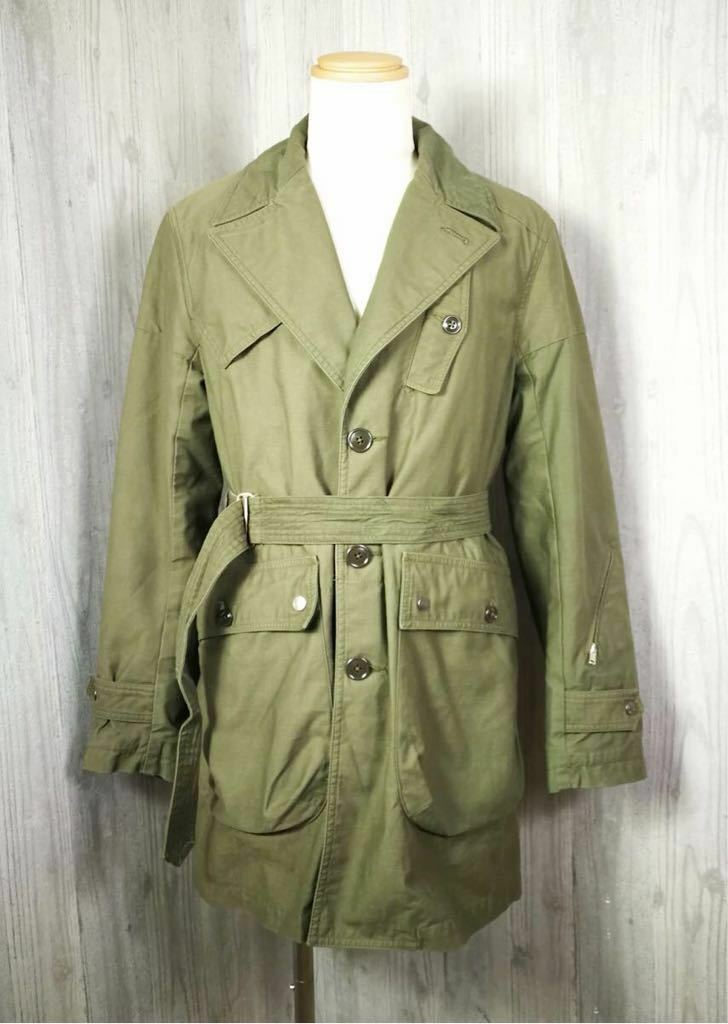 ジャケット・アウター made in USA engineer garment army coat 🔥RARE🔥MSRP$795 Engineered Garments Military Officer Coat Belted