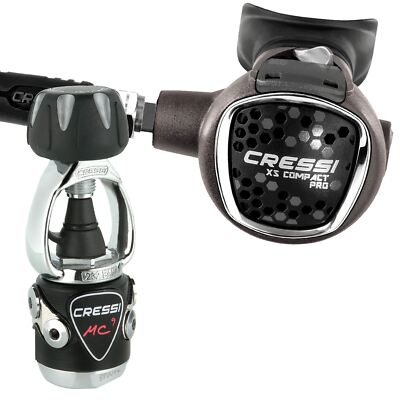 Cressi XS Compact Pro MC9-SC Atemregler - INT. (A Klemme)