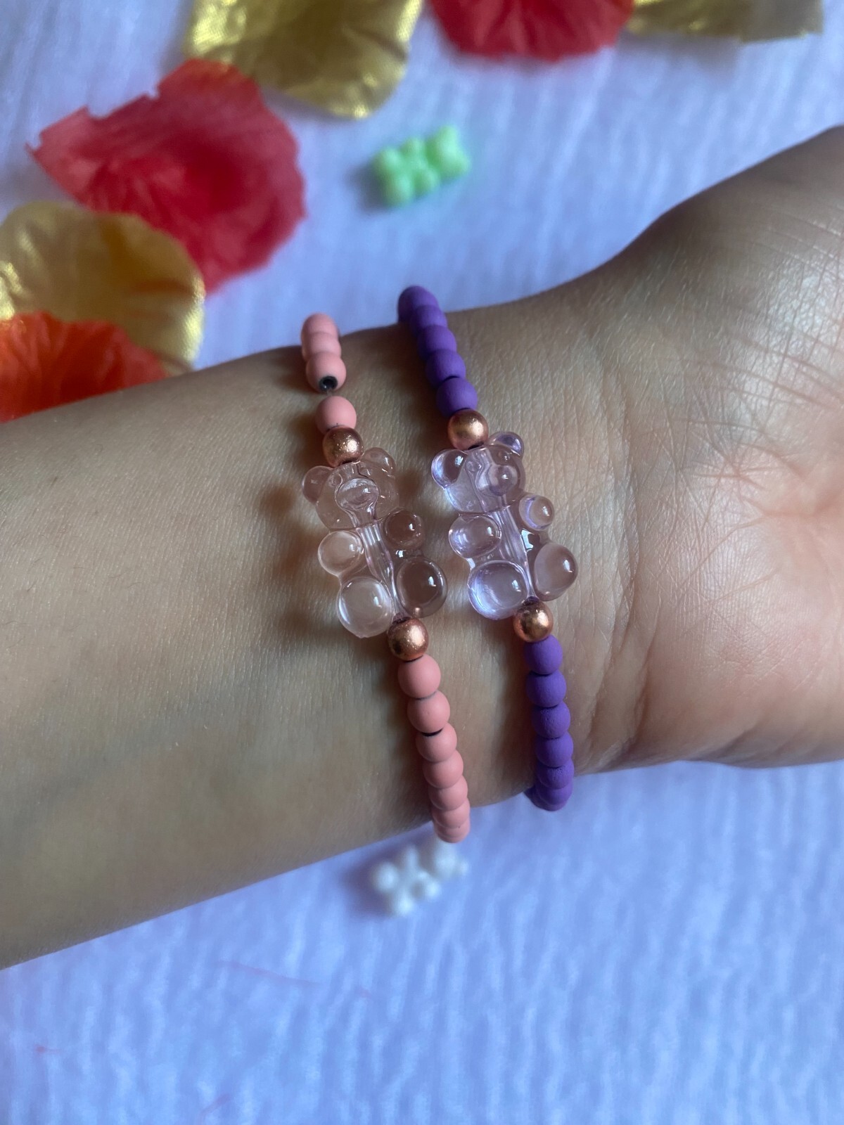 Adorable Bear Charm Bracelet for Kids and Teens