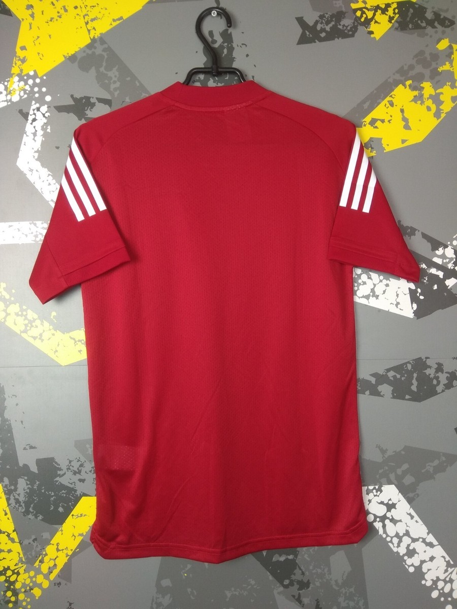 SL Benfica Training Jersey Football Shirt Red Adidas Young Size L