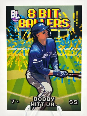 BOBBY WITT JR 2023 TOPPS BIG LEAGUE 8 BIT BALLERS KANSAS CITY
