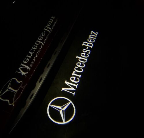 2x Spiegel Beleuchtung Mercedes Logo Projektor Mercedes W247 W205 W213 - Bild 5 von 9