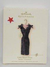 Hallmark 2007 Keepsake Little Black Dress Barbie Ornament with box (w/sticker)