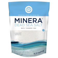 Fine Grain Dead Sea Salt for Bath  Foot Soaks   5 Lbs, Fast-Dissolving, 100 Pu