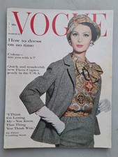 Vogue Magazine March 15 1961 Issue - Fashions