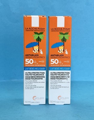 2x La Roche Posay Anthelios Dermo-Kids Babymilch LSF 50+ 50ml NEU