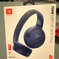 JBL Tune 520BT Bluetooth Wireless On-Ear Headphones Black Built-In Mic