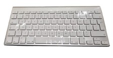 Apple A1314 Wireless Bluetooth Keyboard White/Silver, QWERTY Layout