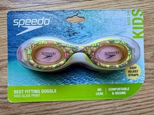 New Speedo Best Fitting Swim Goggles Kids Age 3-6 Anti Fog-Leak/Easy Adjust/UV