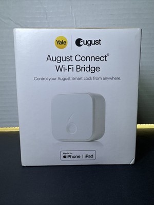 Yale August Connect Wi-Fi Bridge Remote Access For Smart Lock