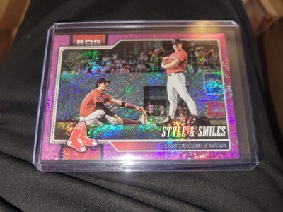 2026 Topps Series 1 Roman Anthony Marcelo Mayer Pink Holo Style & Smiles #260