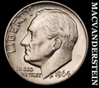 1964-D Roosevelt Dime- Silver- Choice Gem Brilliant Uncirculated Luster #J6503